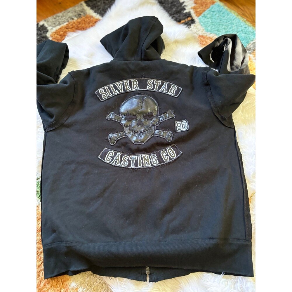 Silver Star Casting Company skull hoodie